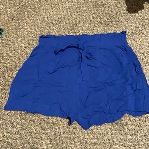 Royal blue boutique shorts